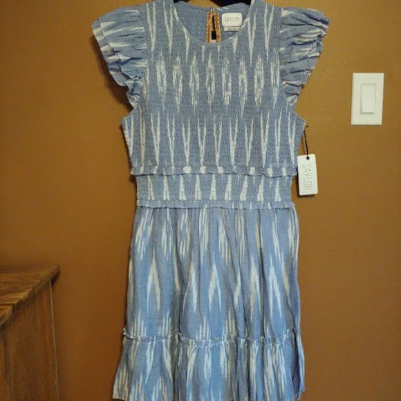 Saylor "Zinnia" Smocked Cotton Dress - Picture 2 of 6